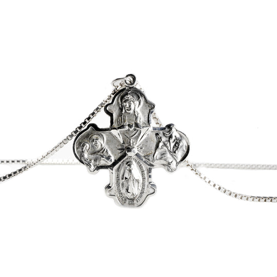 I Am a Catholic Please Call a Priest Silver Necklace