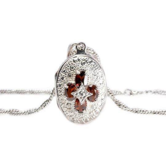 Silver & Cubic Zirconia Necklace