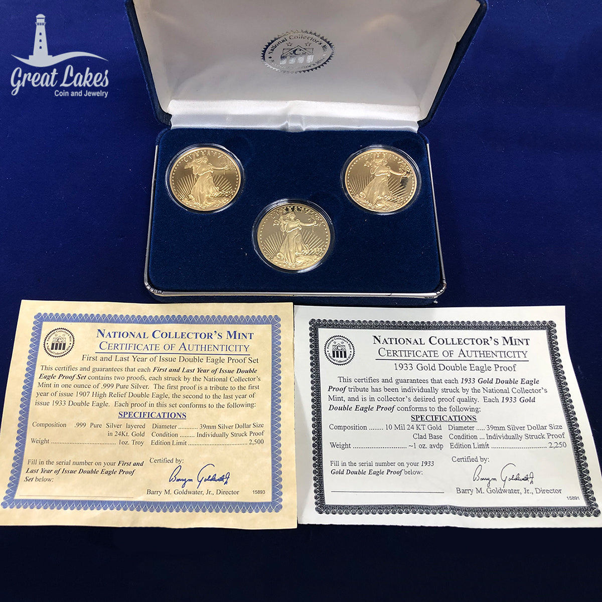 National Collector&#39;s Mint Double Eagle Proof Set