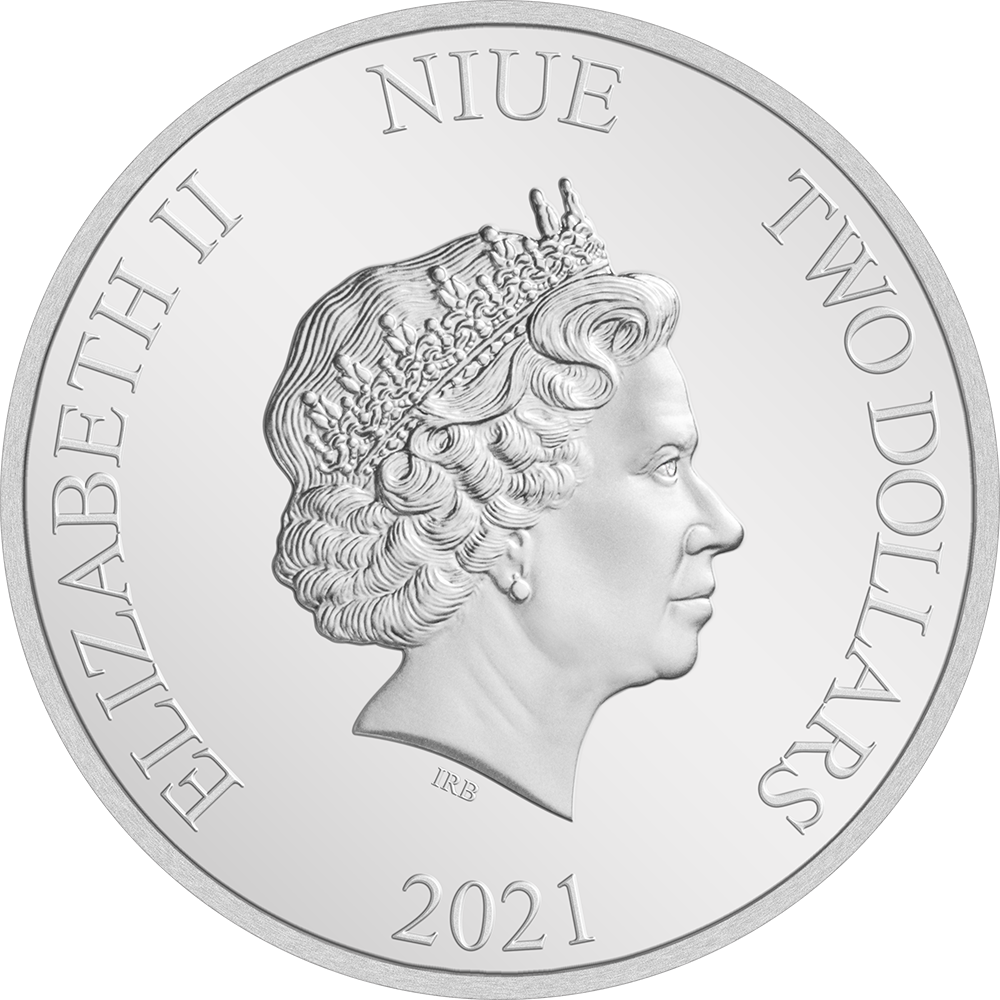 Niue Mint 2021 Disney Alice in Wonderland Alice 1 oz Silver Coin
