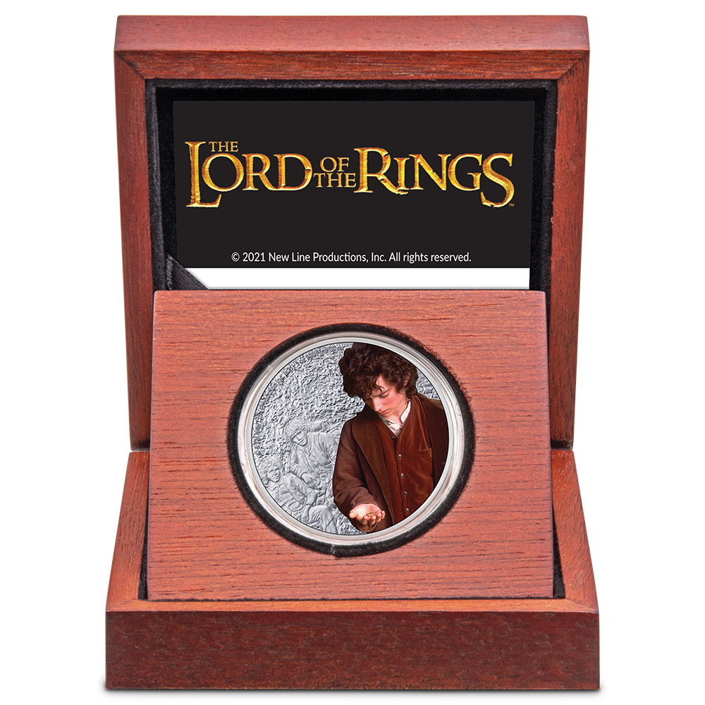 Niue Mint 2021 Lord of the Rings Frodo 1 oz Silver Coin