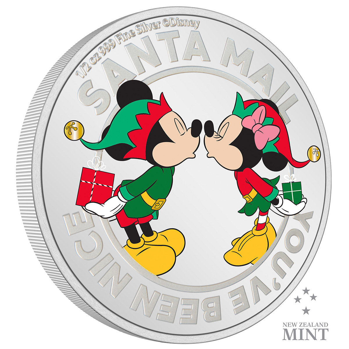Niue Mint 2022 Disney Season’s Greetings 2022 1/2 oz Silver Coin