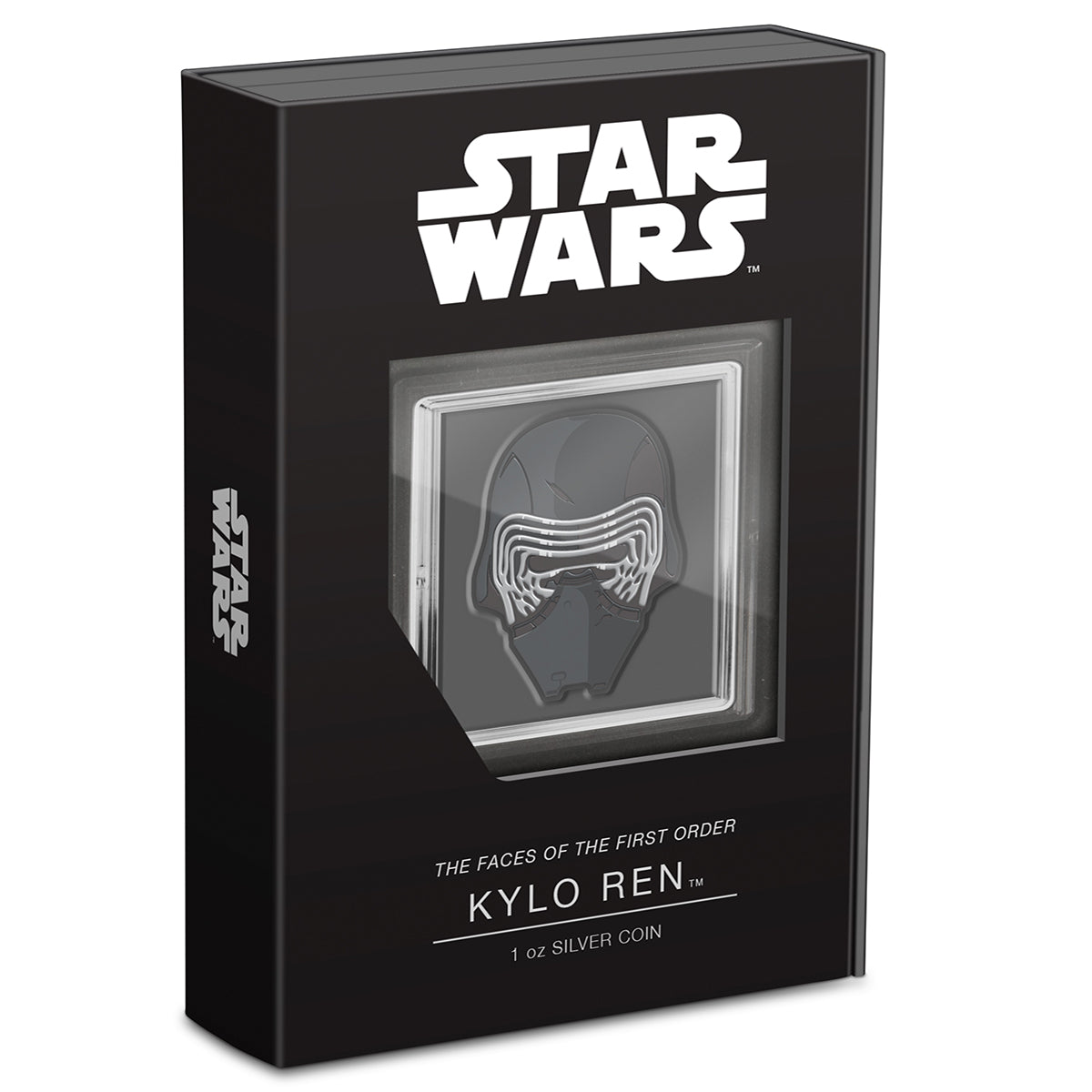 Niue Mint 2022 Star Wars The Faces of the First Order Kylo Ren 1 oz Silver Coin