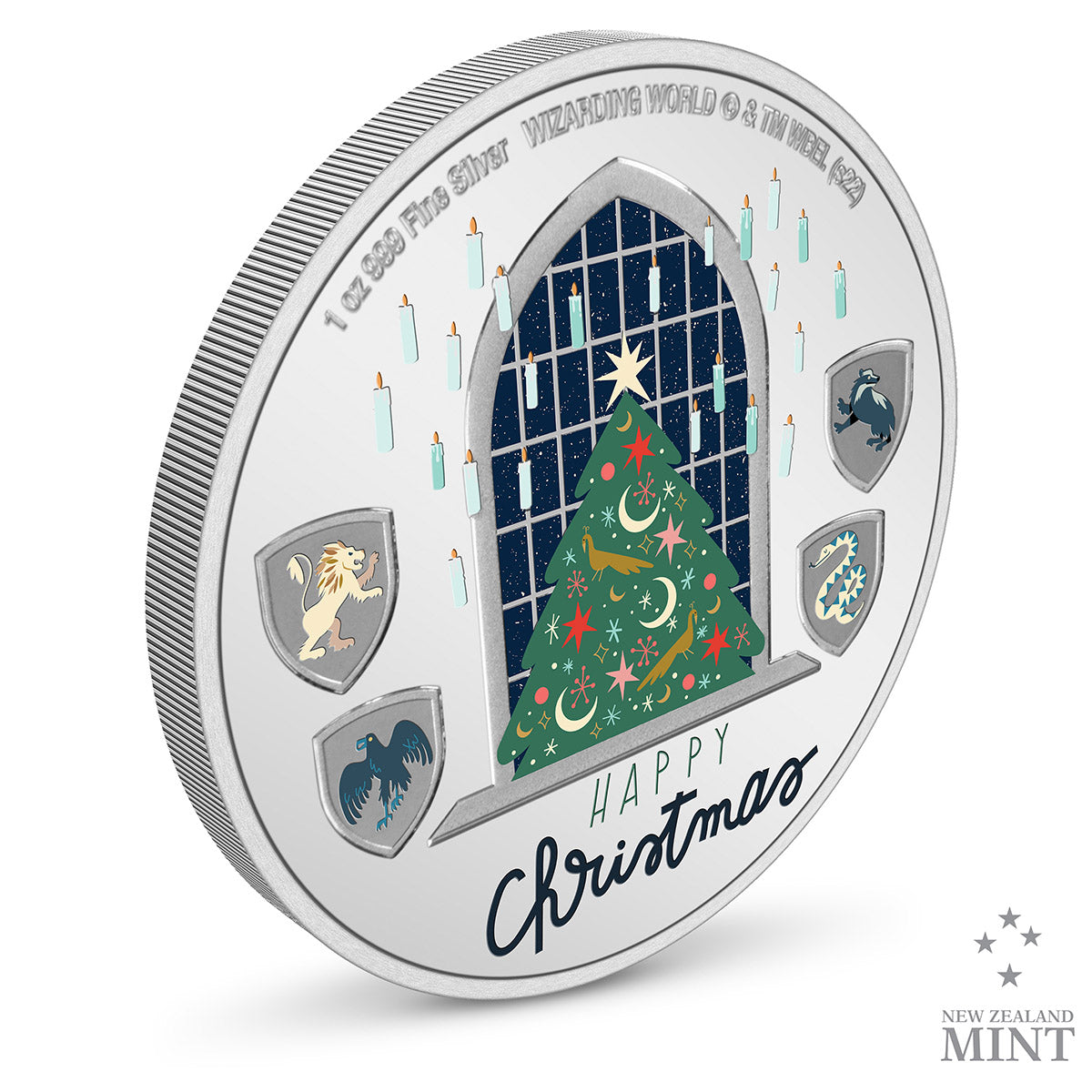 Niue Mint 2022 Harry Potter Season’s Greetings 2022 1 oz Silver Coin