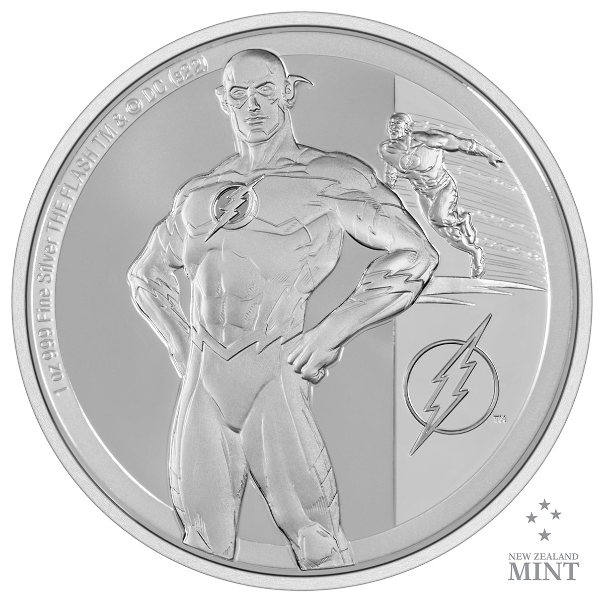 Niue Mint 2021 DC Comics The Flash 1 oz Silver Coin