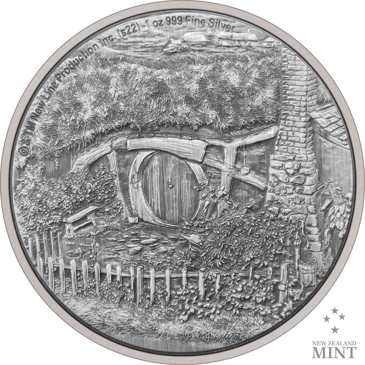 Niue Mint 2022 Lord of the Rings The Shire 1 oz Silver Coin