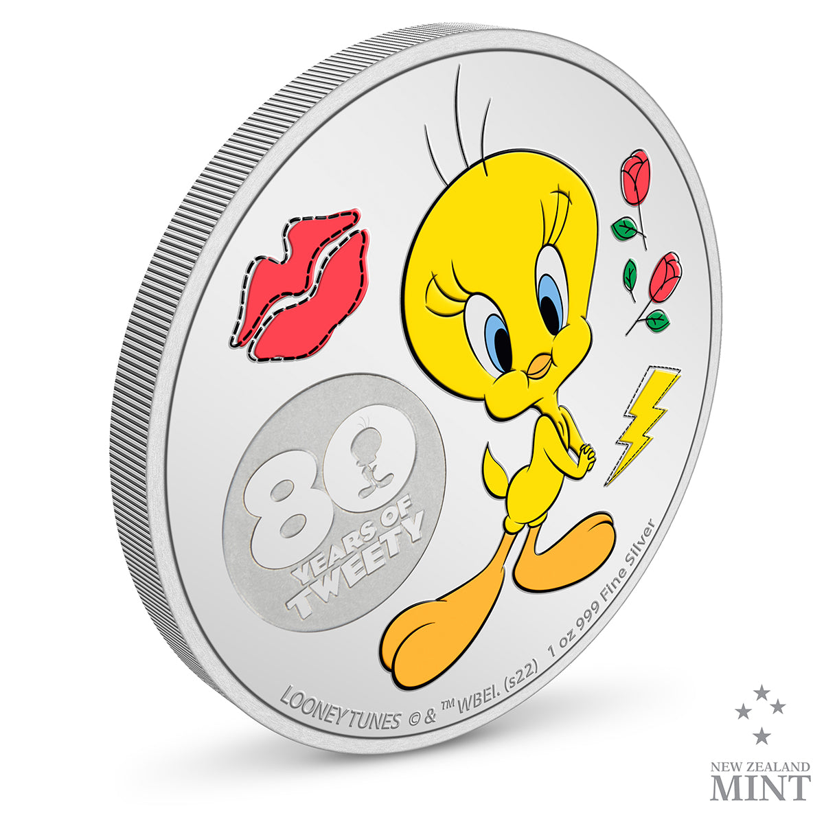 Niue Mint 2022 Tweety 80th Anniversary 1 oz Silver Coin