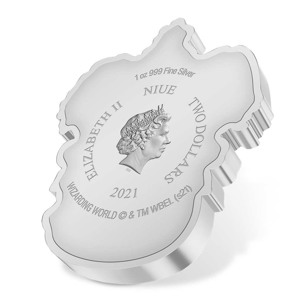 Niue Mint 2021 1 oz Silver Harry Potter Gryffindor House Crest