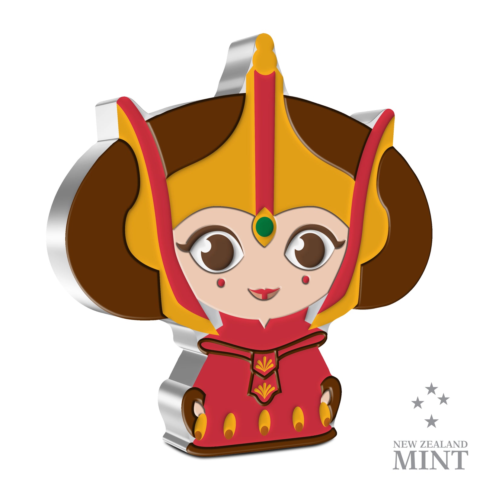 Niue Mint 2022 Star Wars Padme Amidala 1 oz Silver Chibi Coin