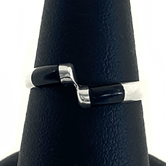 Silver & Black Onyx Ring