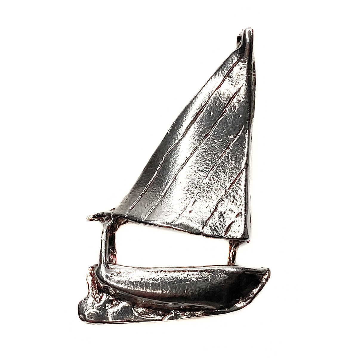 Silver Sail Boat Pendant