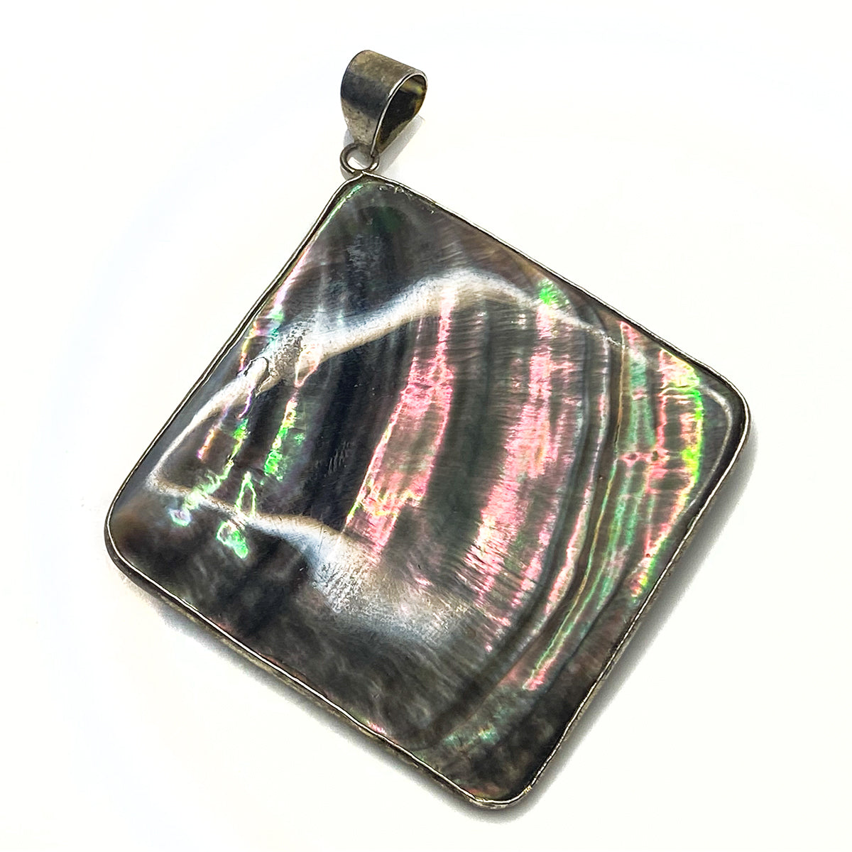 Silver &amp; Abalone Pendant