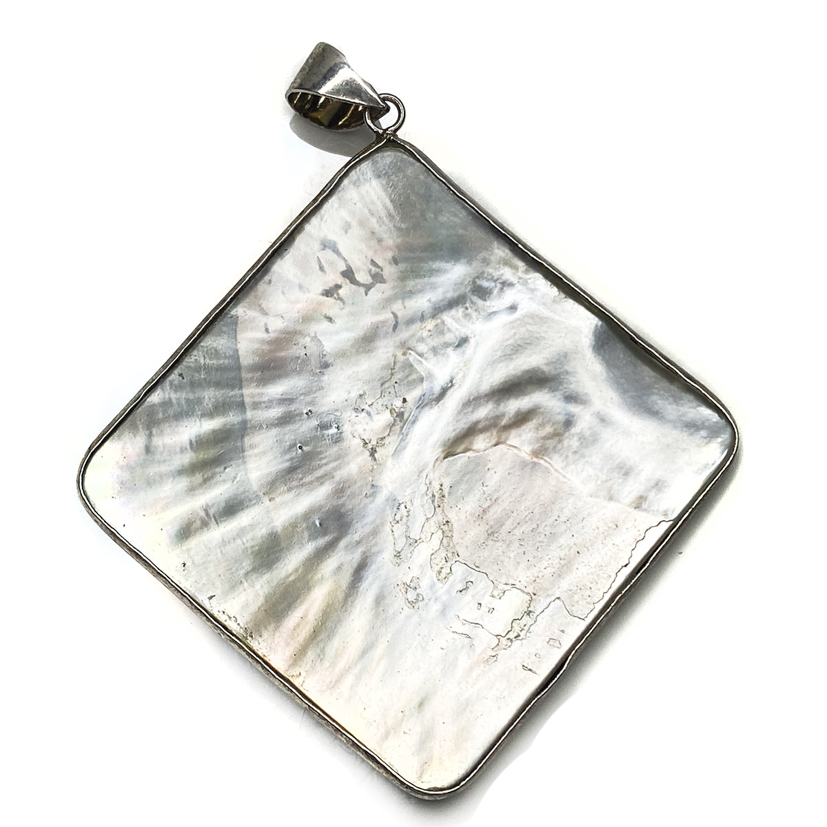 Silver &amp; Abalone Pendant