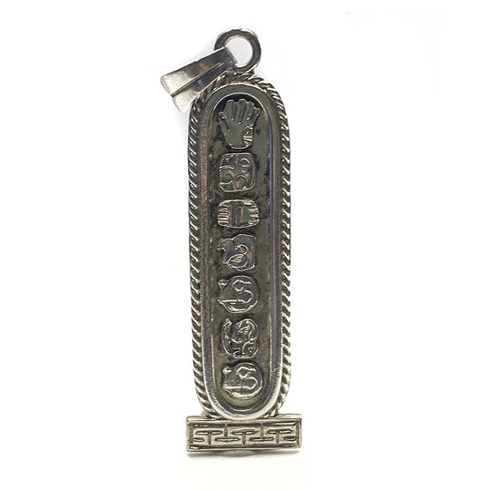 Oro Maya Silver Mayan Script Pendant