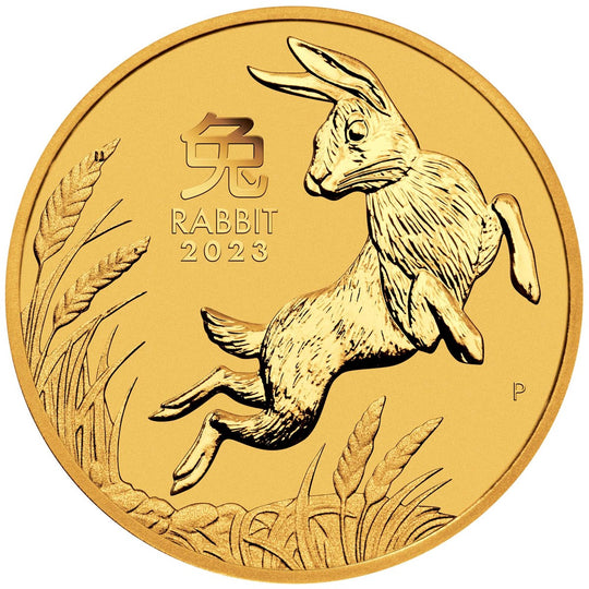 2023 Perth Mint Year of the Rabbit 1/4 oz Gold (BU)