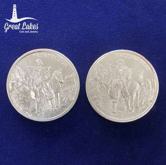 Provident 1 oz Silver Prospector Round