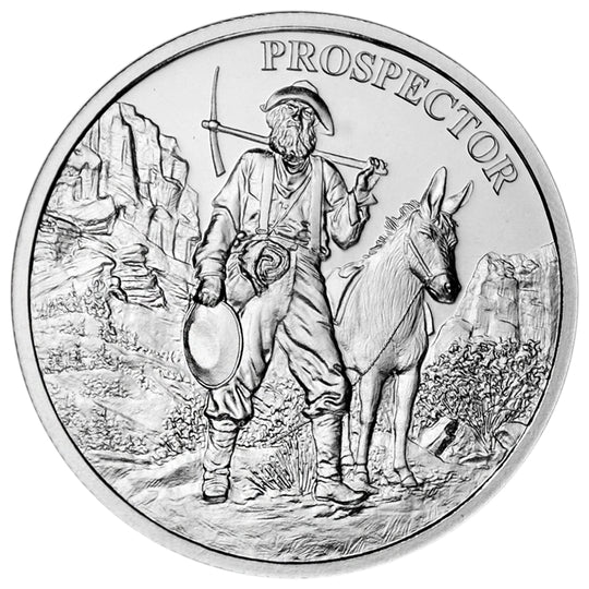 Provident 1 oz Silver Prospector Round
