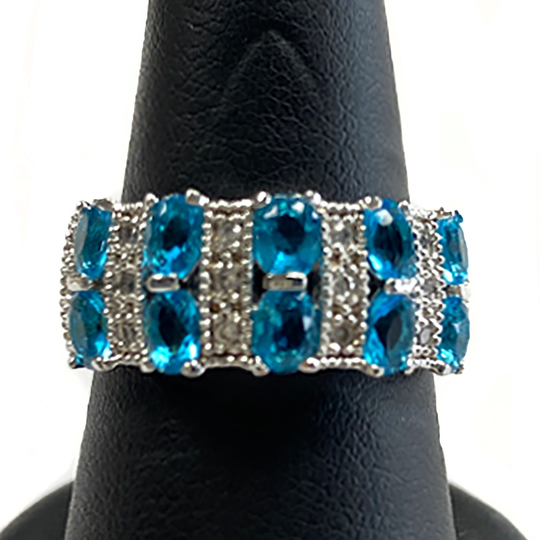 Silver & Cubic Zirconia Ring