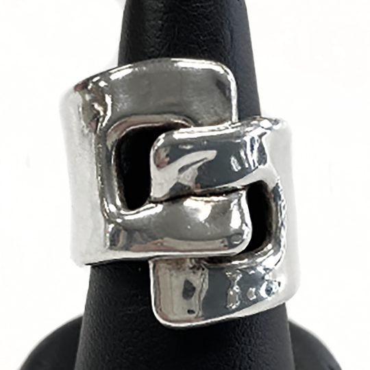 Contemporary Silver Ring