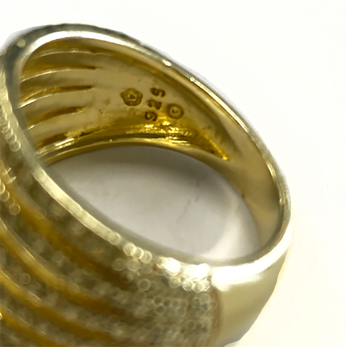 Gold Plated Statement Ring