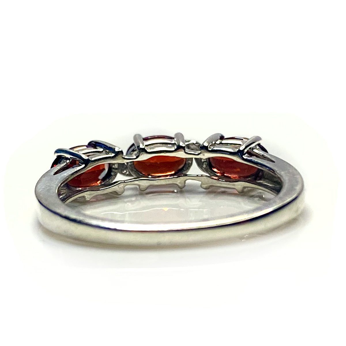 Silver &amp; Glass Ring