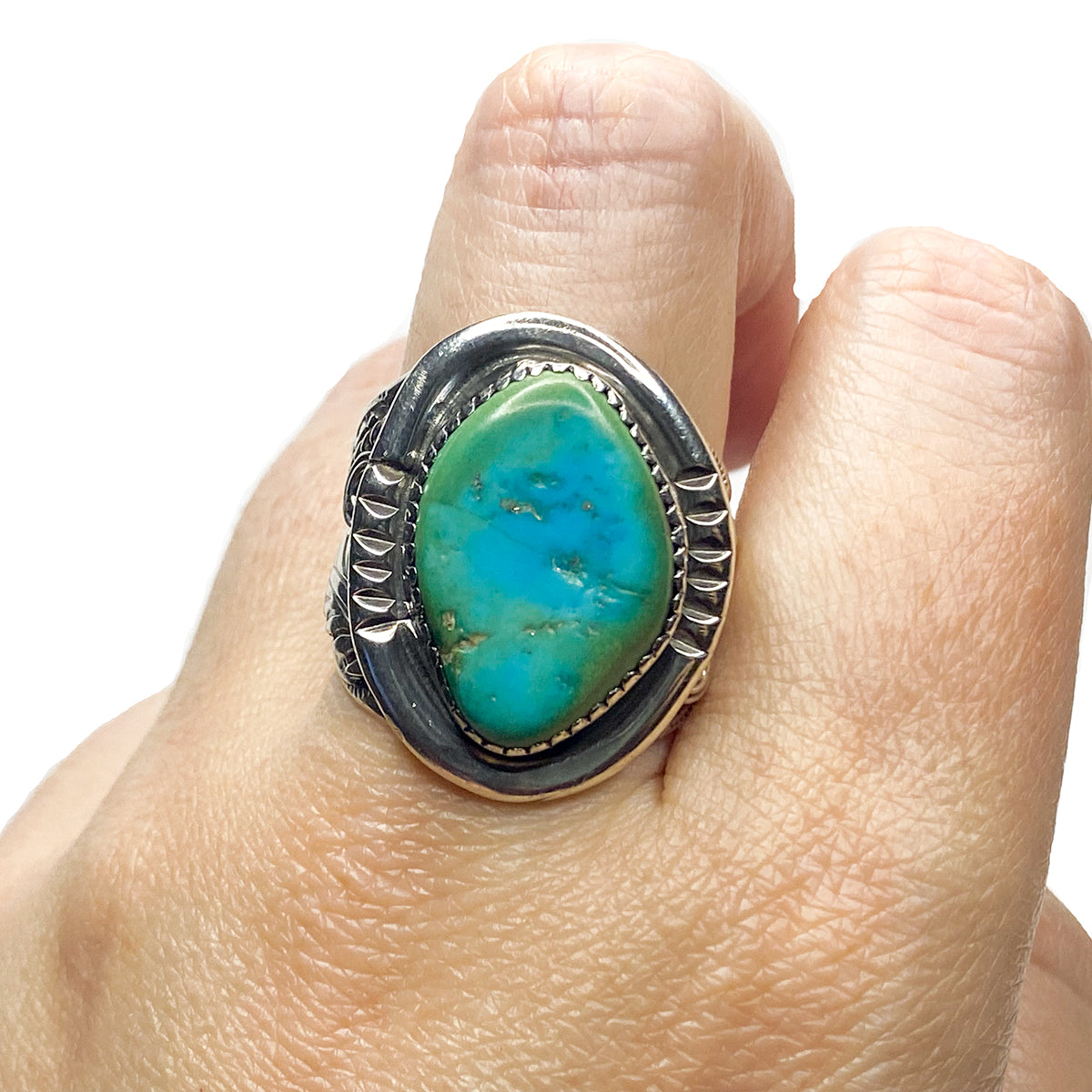 Silver &amp; Turquoise Ring