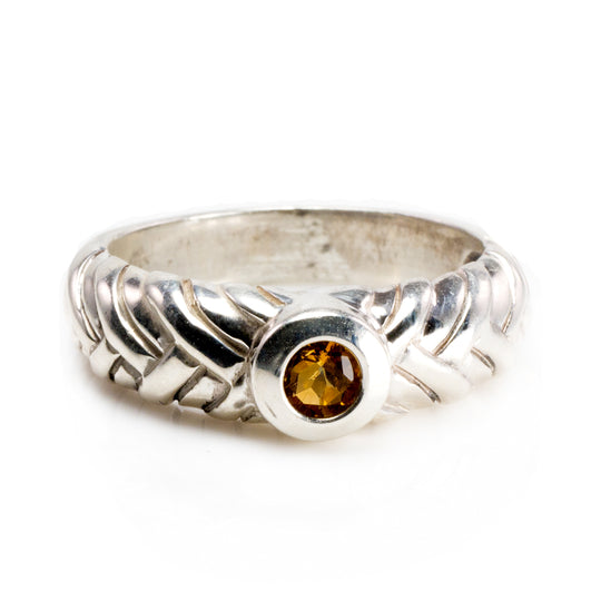 Silver & Cubic Zirconia Ring