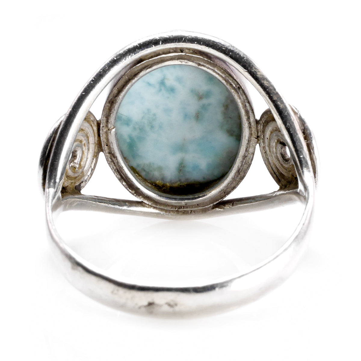 Handmade Silver &amp; Larimar Ring