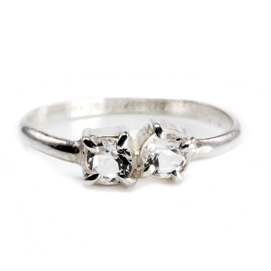 Silver & Crystal Ring