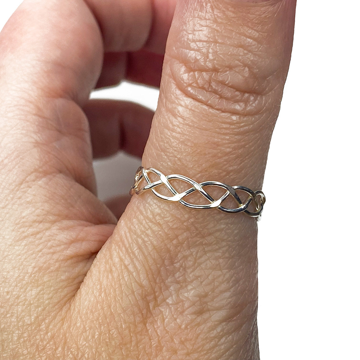 Braided Silver Ring