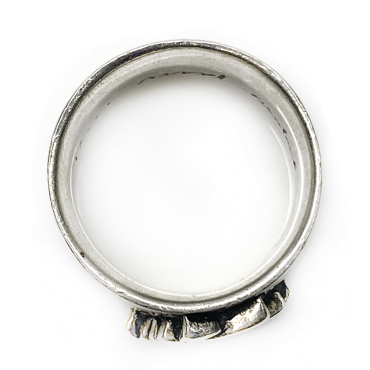 Silver Guardian Angel Ring