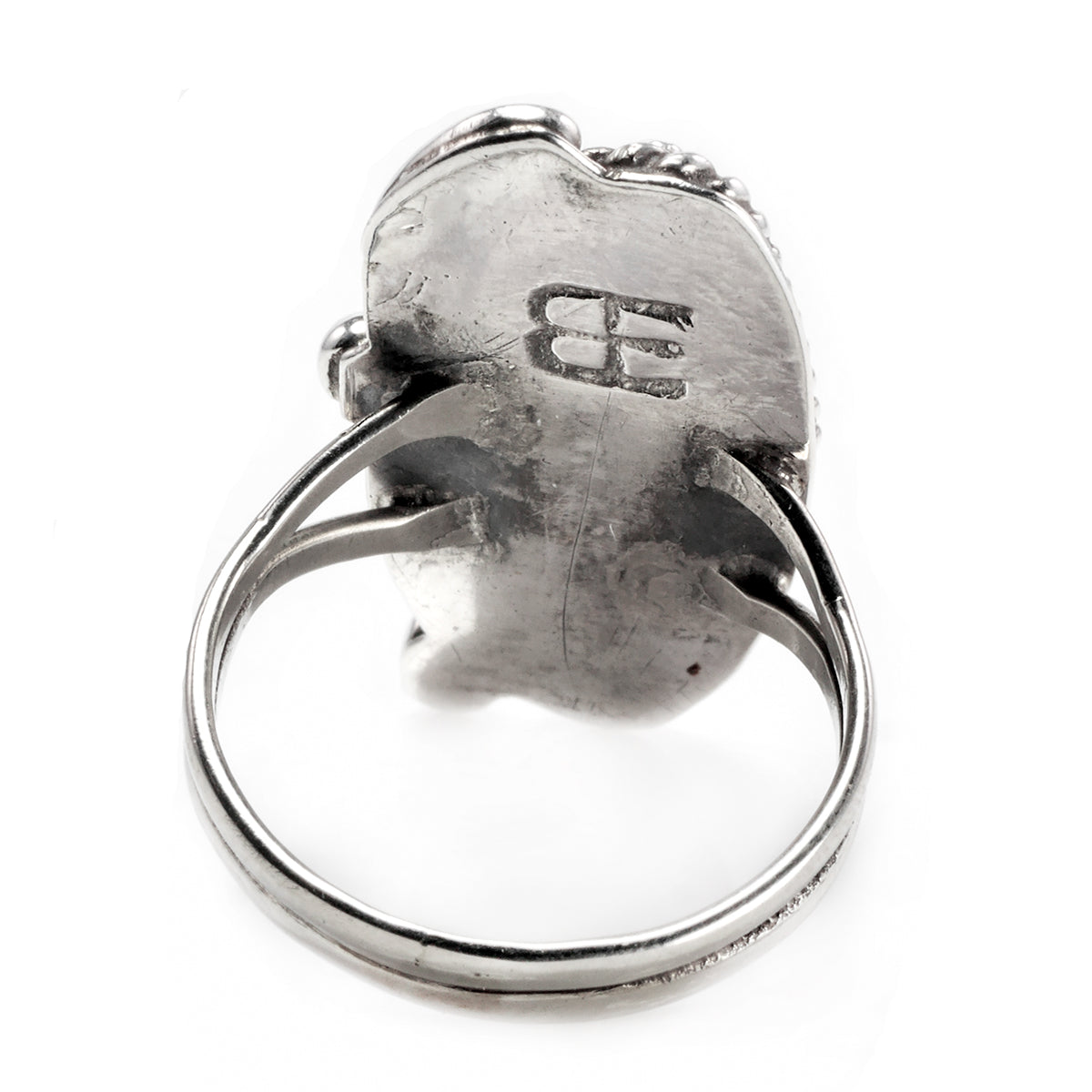 Native American Silver &amp; Malachite Ring