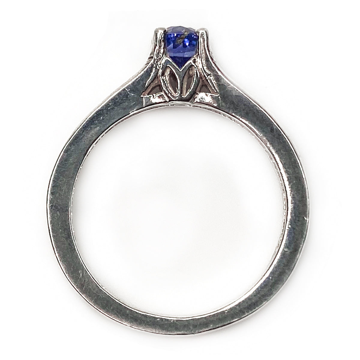 Silver &amp; Blue Topaz Ring