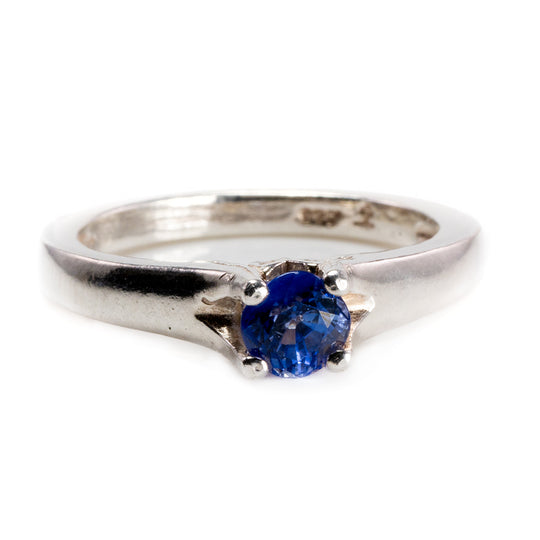 Silver & Blue Topaz Ring