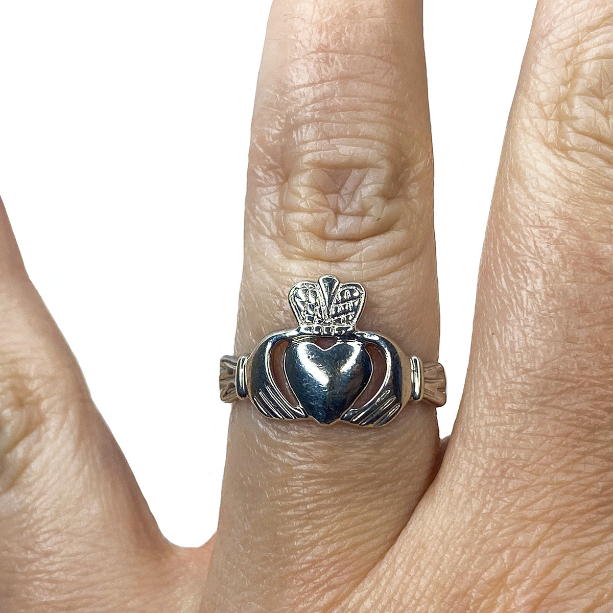Silver Claddagh Ring