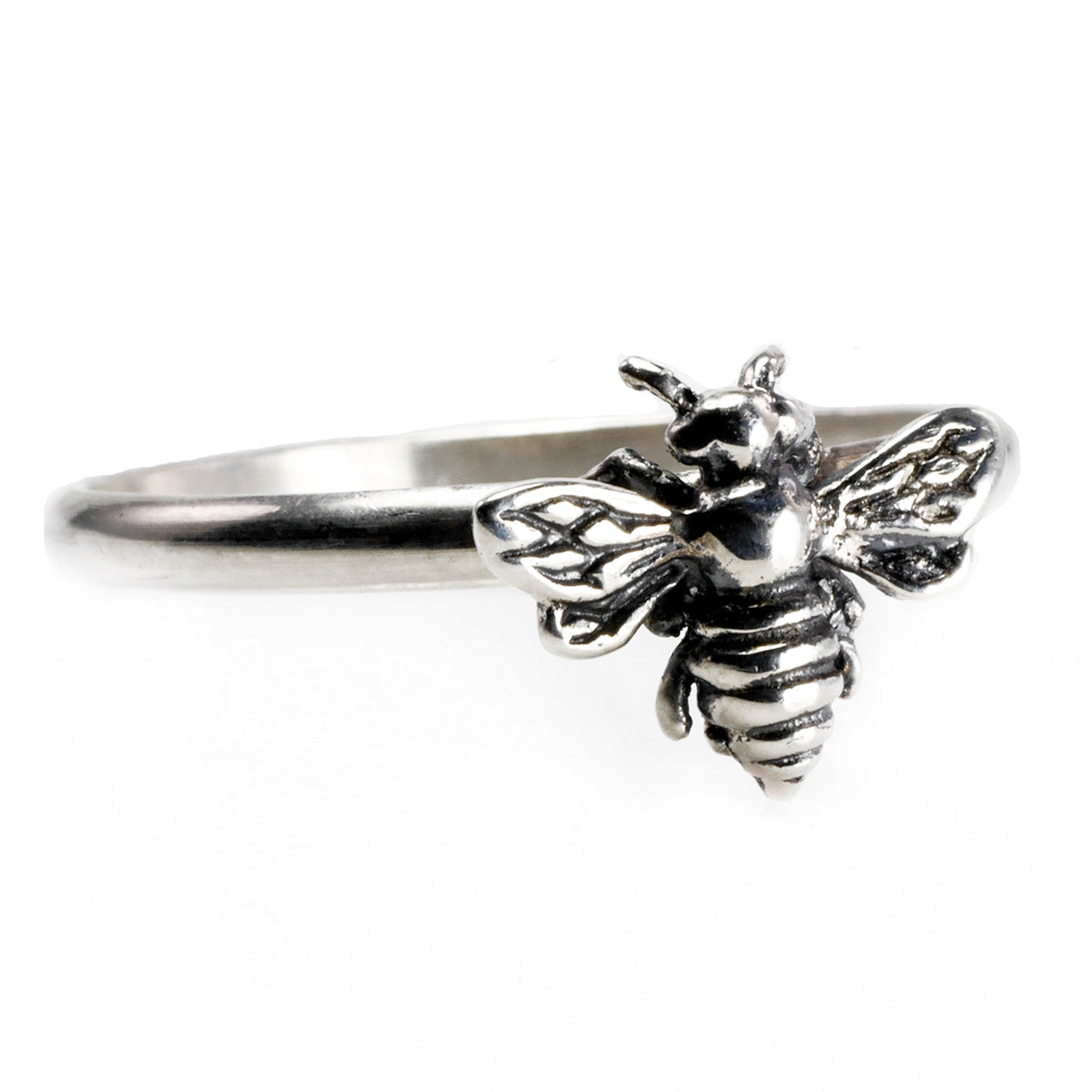 Silver Bee Ring