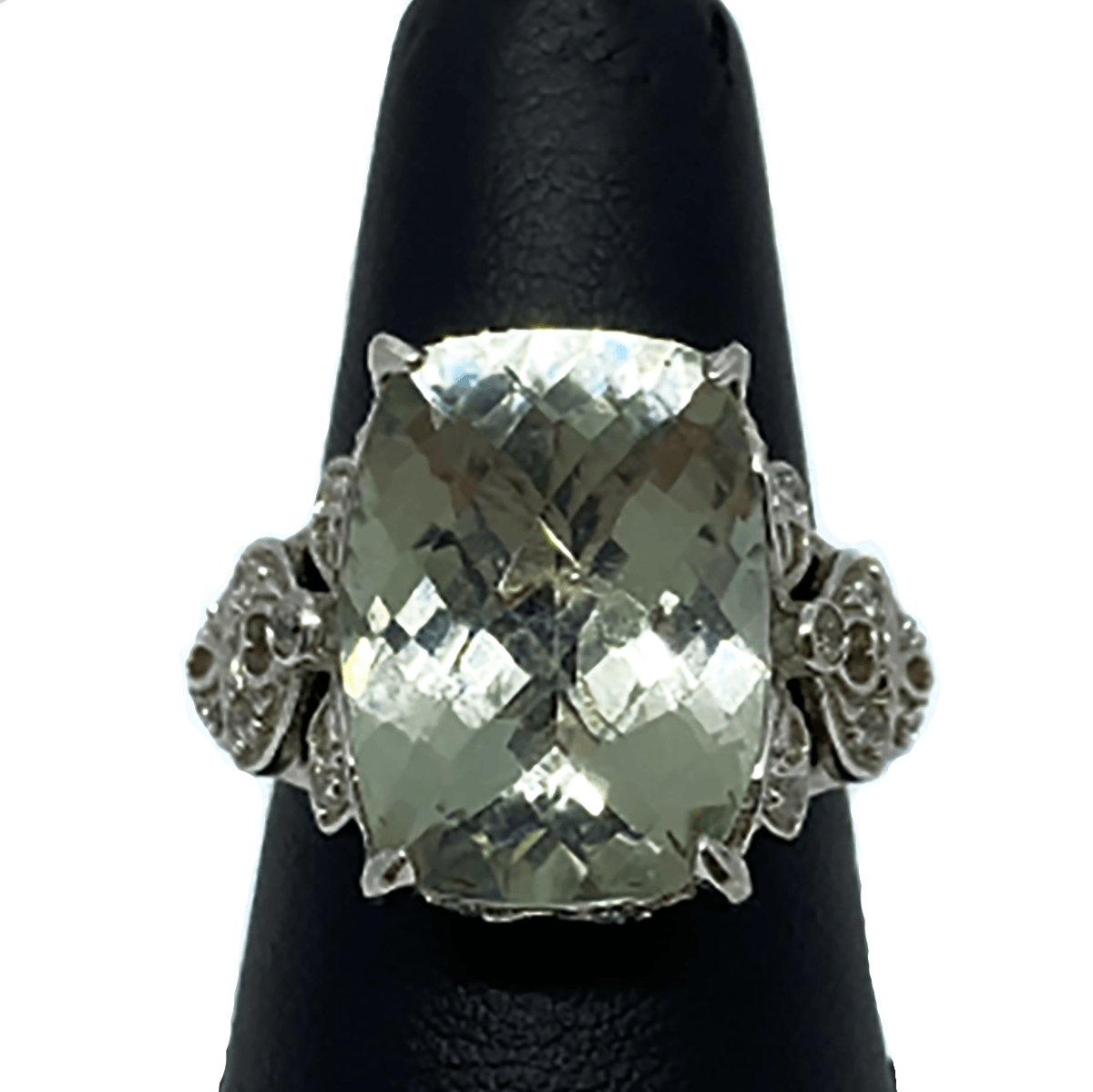 Great Lakes Boutique Silver & Green Quartz Ring
