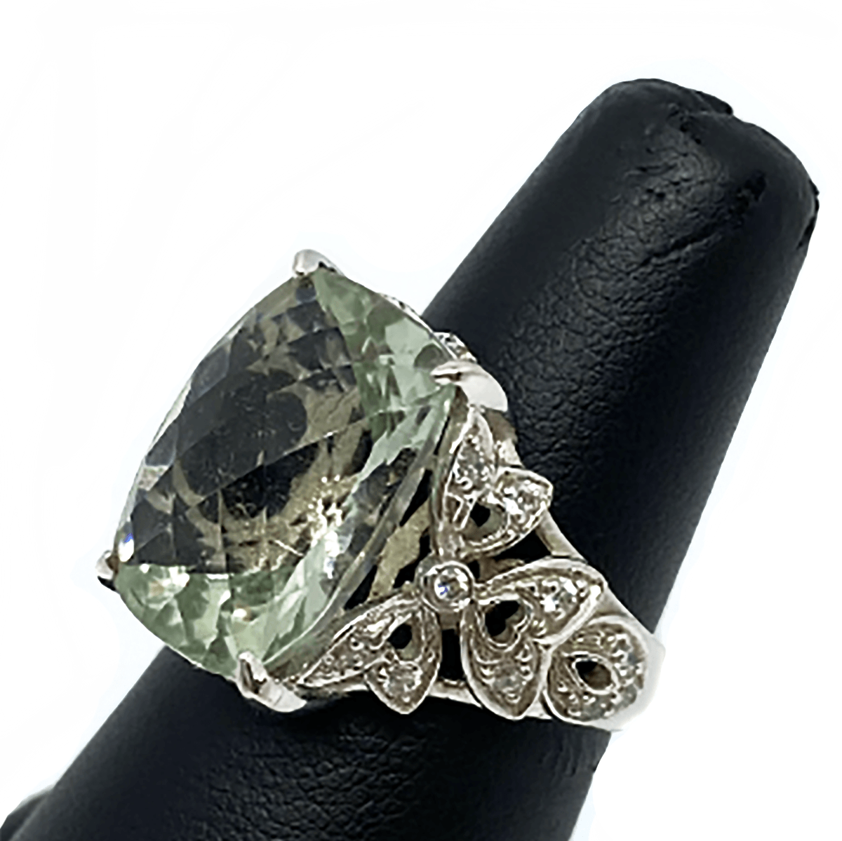 Great Lakes Boutique Silver &amp; Green Quartz Ring