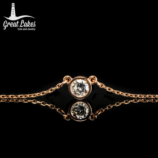 Rose Gold & Diamond Necklace