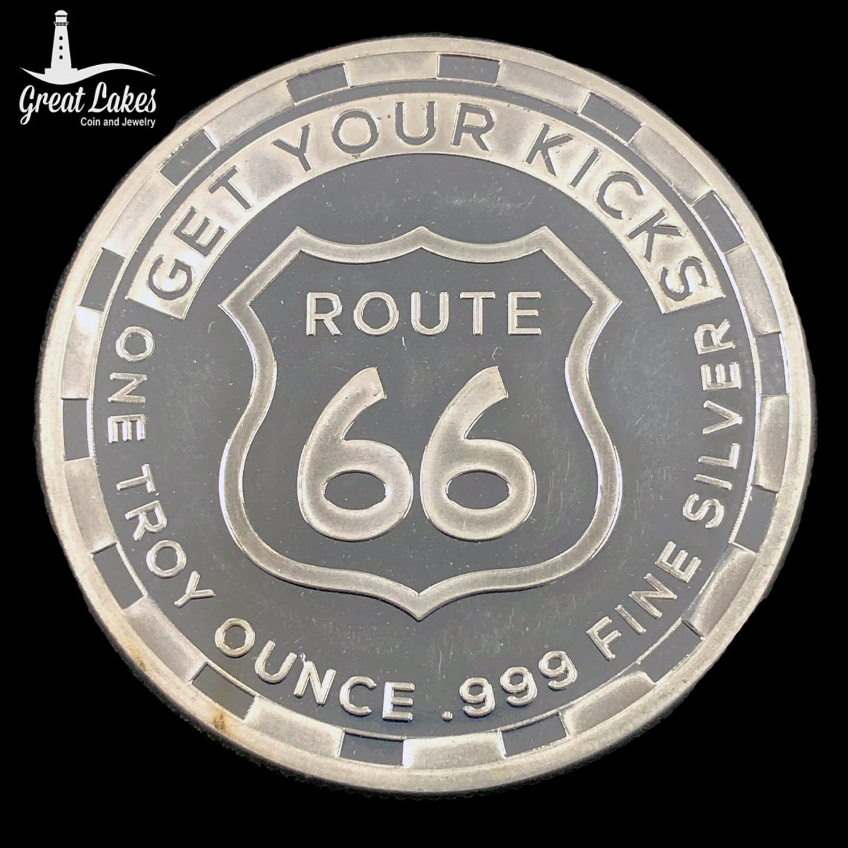 Route 66 1 oz Silver Round