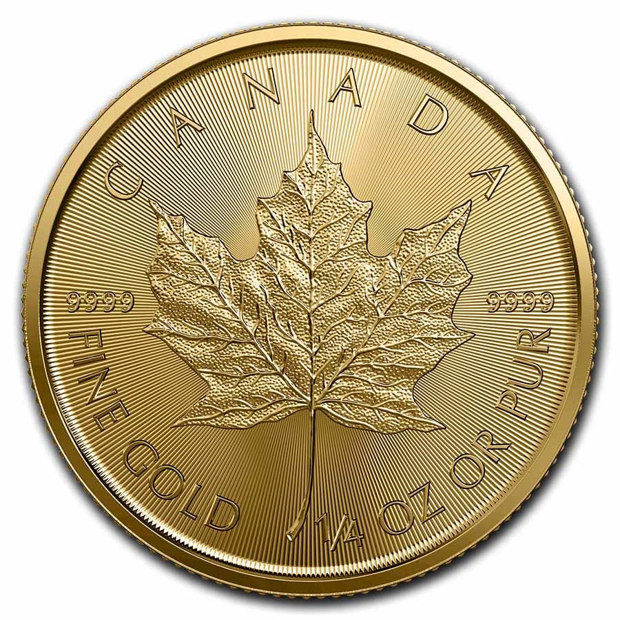 2023 Canadian 1/4 oz Gold Maple (BU)