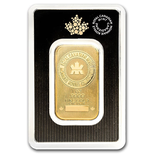 Royal Canadian Mint 1 oz Gold Bar (Sealed in Assay)