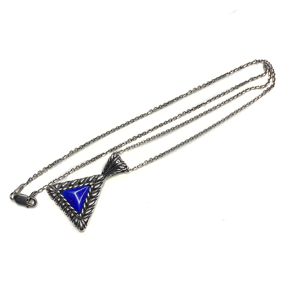 Silver &amp; Lapis Lazuli Necklace