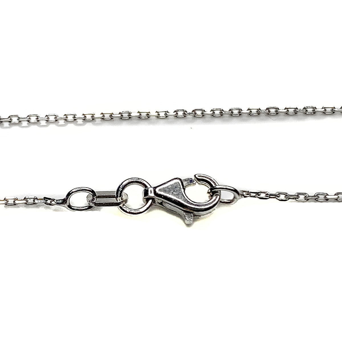 Silver &amp; Floating Diamond Necklace