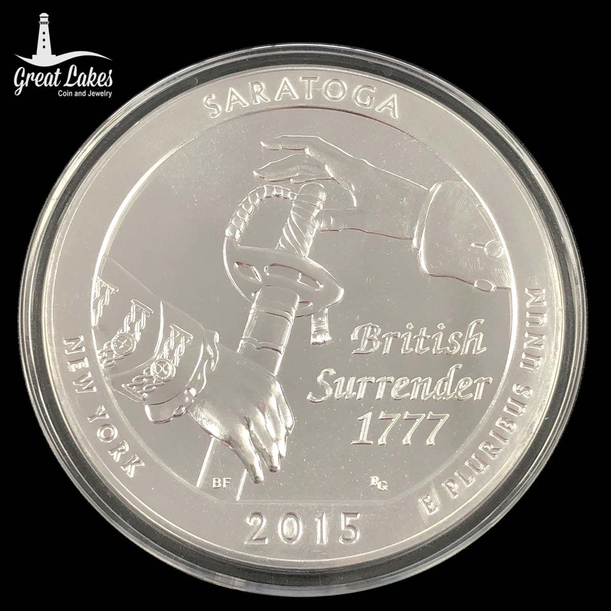 2015 American the Beautiful Saratoga 5 oz Silver