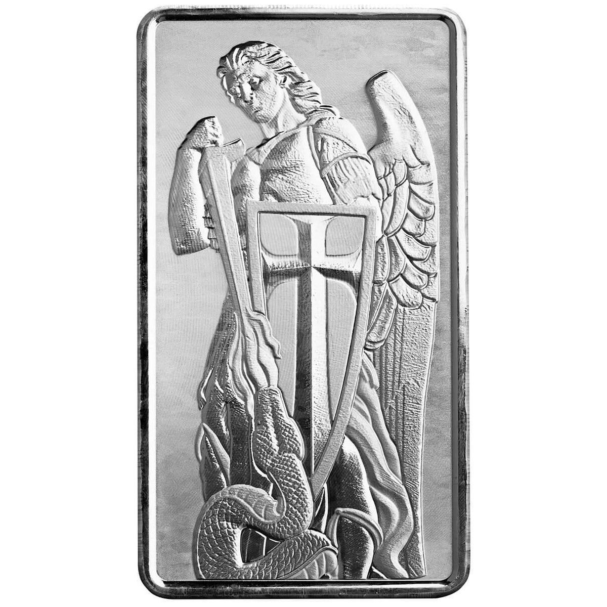 Scottsdale Mint Archangel Michael 10 oz Silver Bar