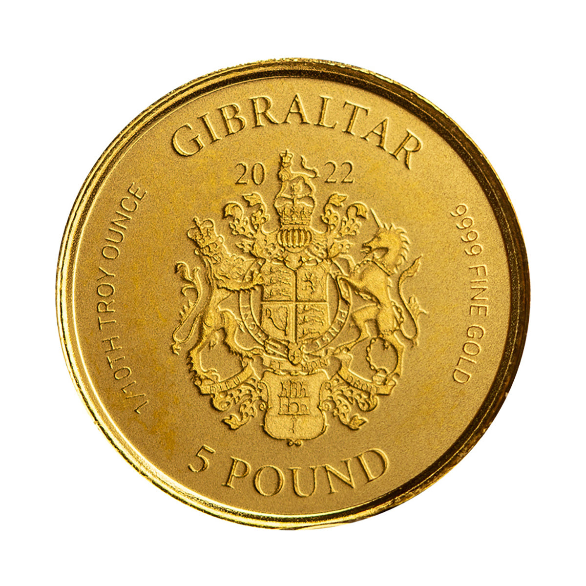 2022 Gibraltar Lady Justice 1 oz Silver Coin