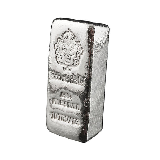 Scottsdale 10 oz Silver Chunky Cast Bar