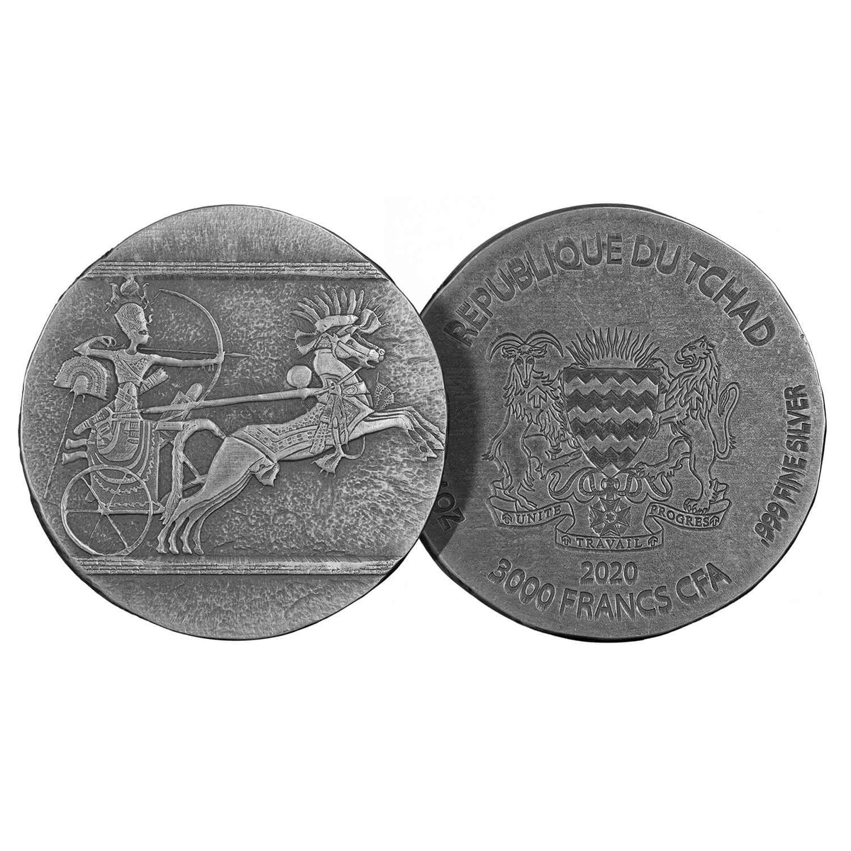 Scottsdale Egyptian Relic Series 5 oz Silver Chariot of War