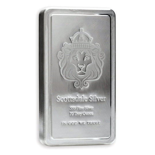 Scottsdale Stacker 10 oz Silver Bar | MI